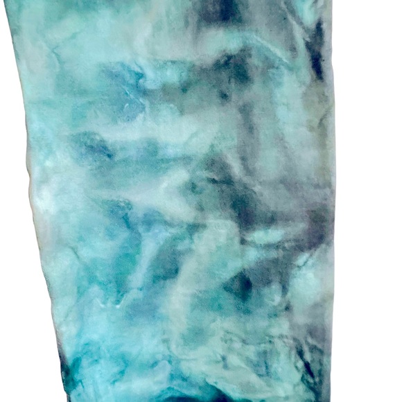 Free People! FP Movement Good Karma Tie Dye Leggings in Blue Peacock NWT! - Picture 6 of 11